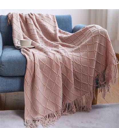 Inya Luxury Knitted Fleece Blanket