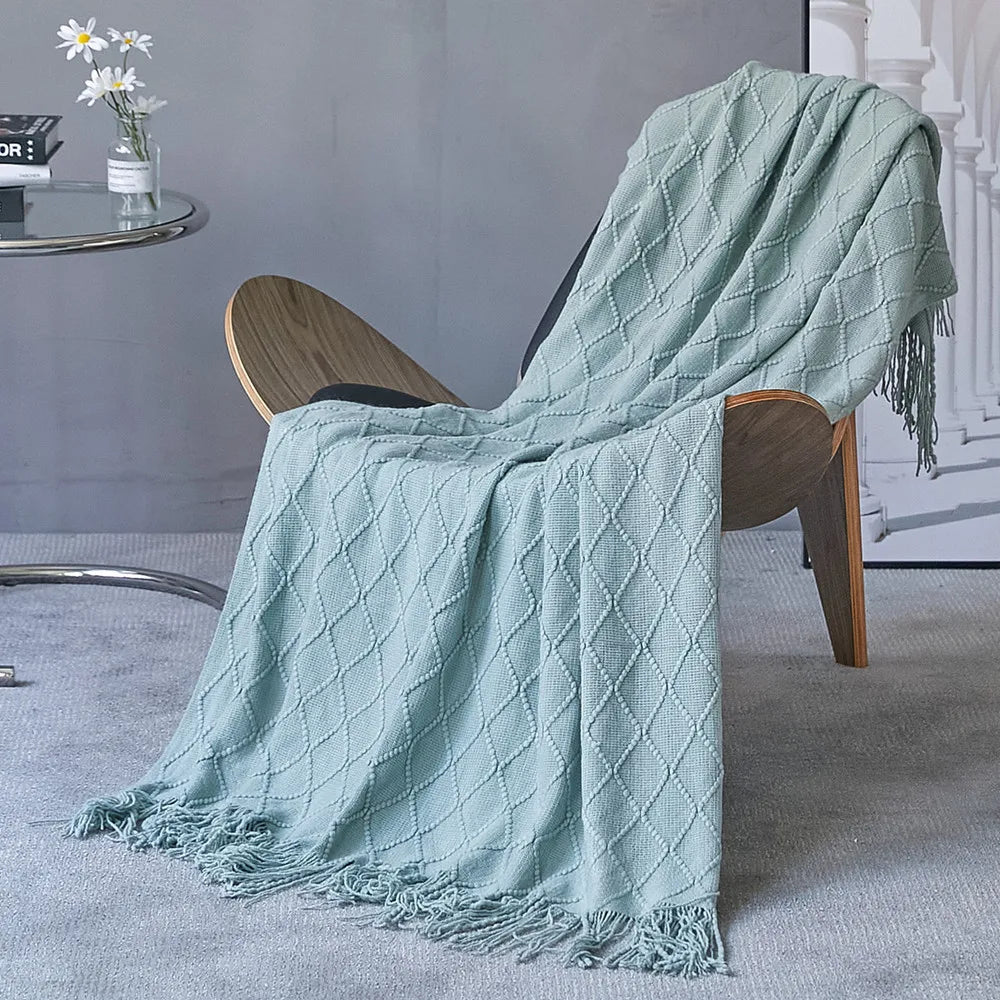 Inya Luxury Knitted Fleece Blanket