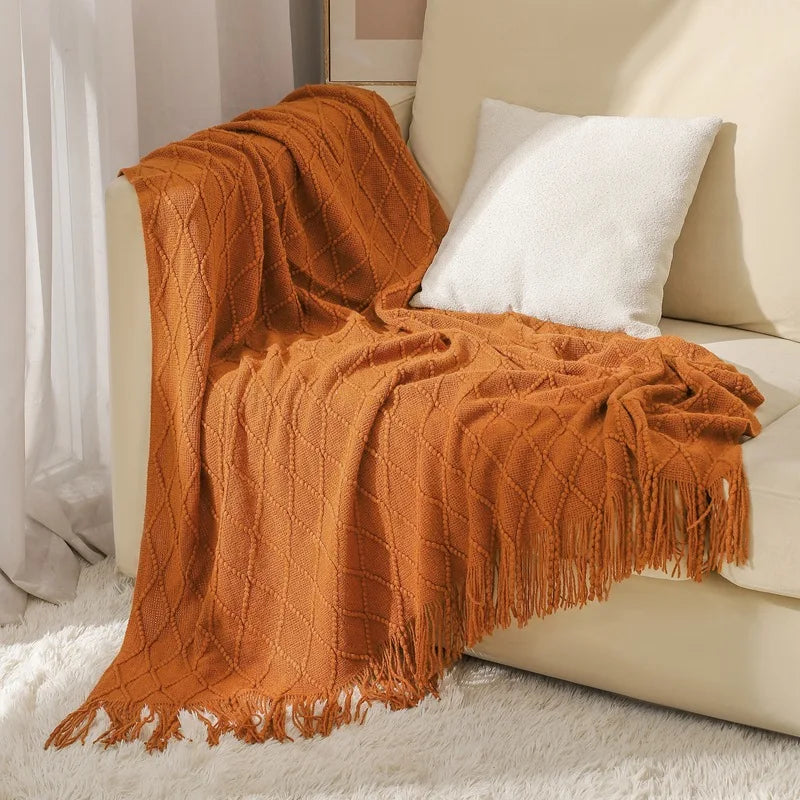 Inya Luxury Knitted Fleece Blanket