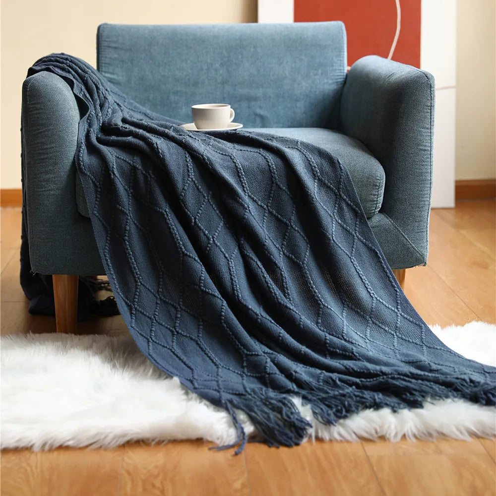 Inya Luxury Knitted Fleece Blanket