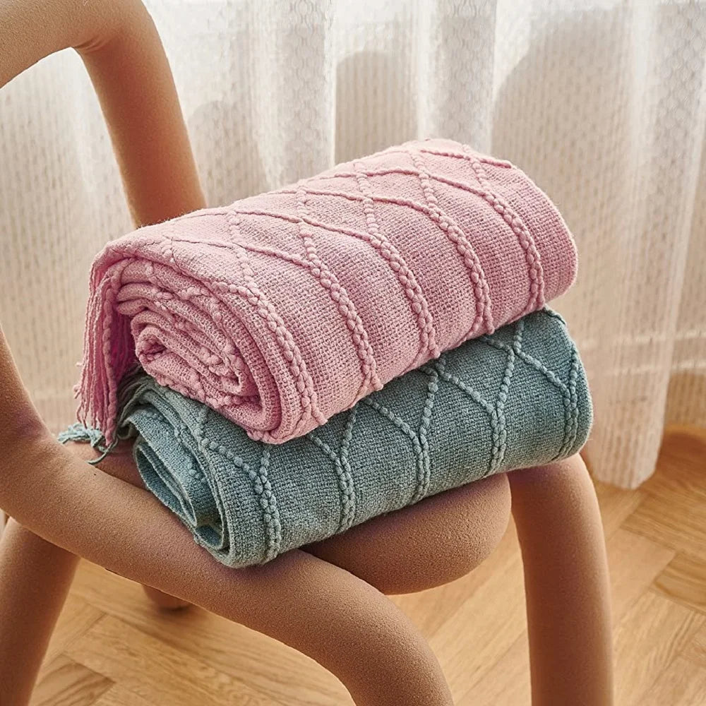 Inya Luxury Knitted Fleece Blanket