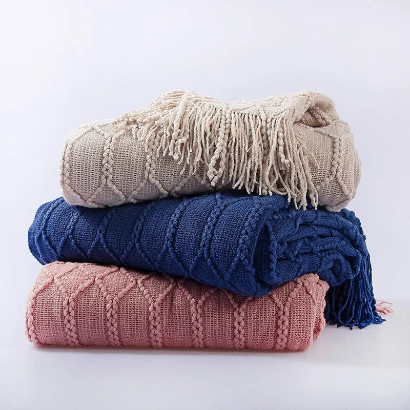 Inya Luxury Knitted Fleece Blanket