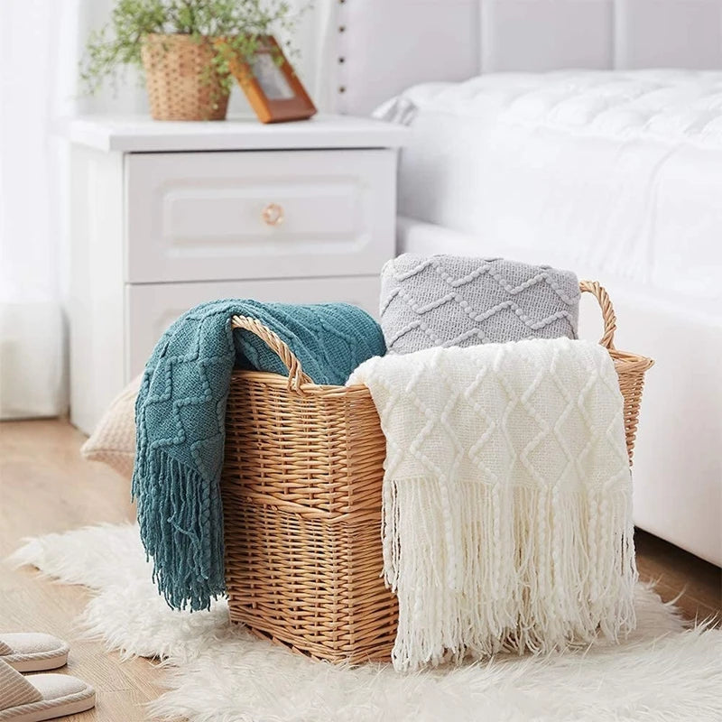 Inya Luxury Knitted Fleece Blanket