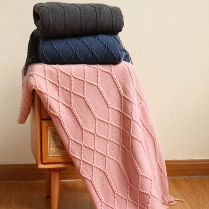 Inya Luxury Knitted Fleece Blanket