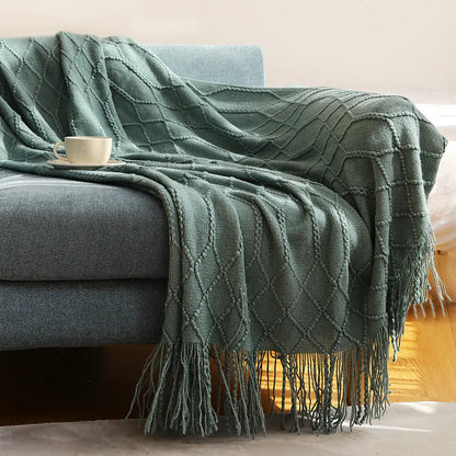 Inya Luxury Knitted Fleece Blanket