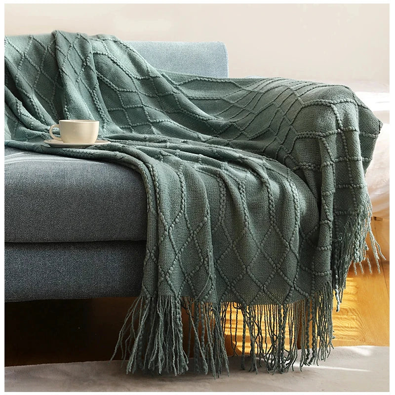 Inya Luxury Knitted Fleece Blanket