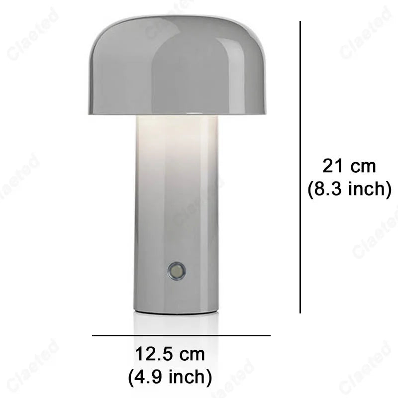 Italian Mushroom Touch Lamp - USB Rechargeable