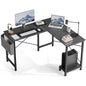 JHK 50 Inch L-Shaped Wooden Desk