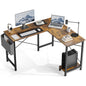 JHK 50 Inch L-Shaped Wooden Desk