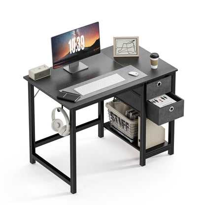 JHK 55-Inch Wooden Home Office Desk