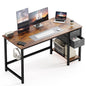 JHK 55-Inch Wooden Home Office Desk