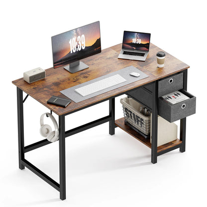 JHK 55-Inch Wooden Home Office Desk