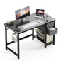 JHK 55-Inch Wooden Home Office Desk