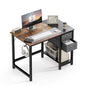 JHK 55-Inch Wooden Home Office Desk