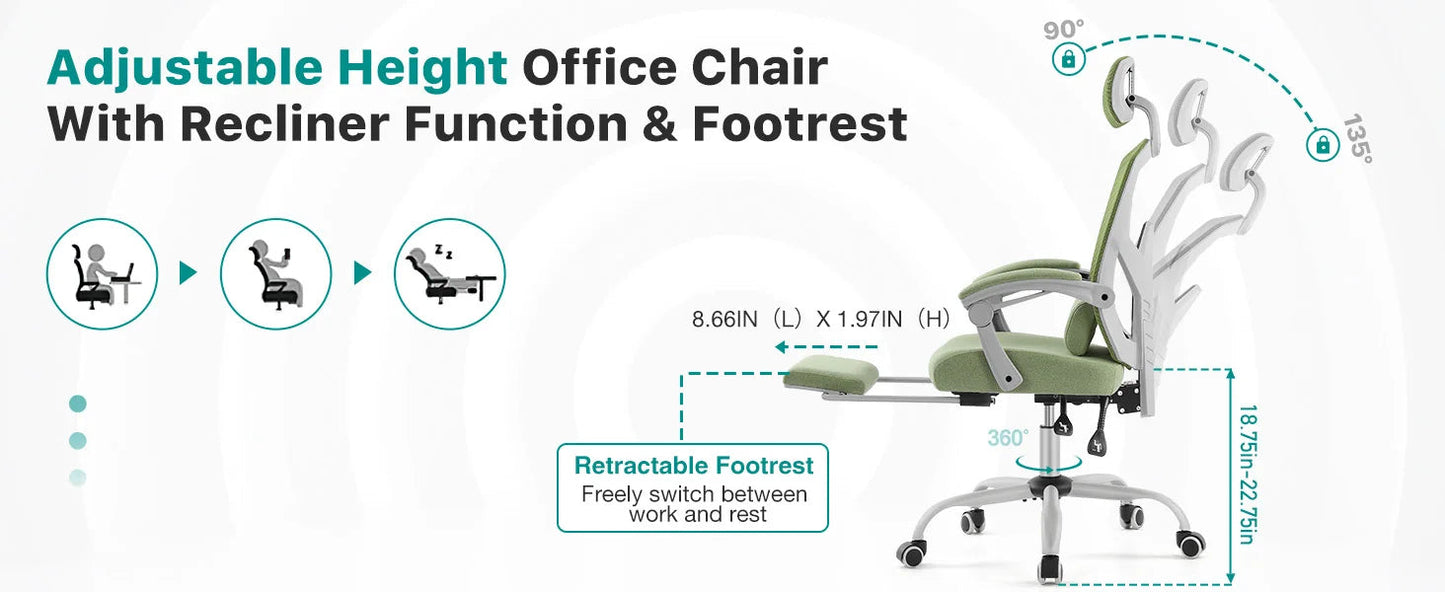 JHK High Back Mesh Office Chair