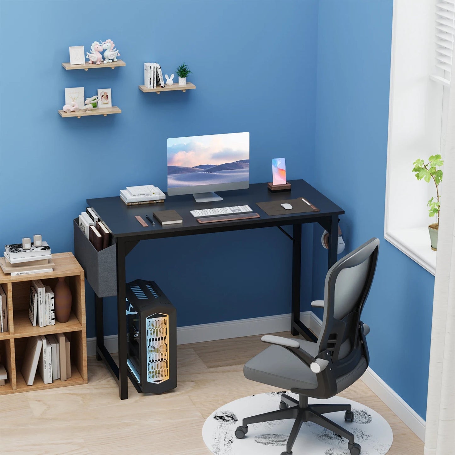 JHK Modern Compact Office Desk