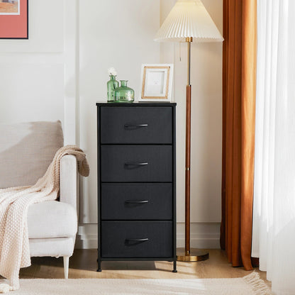 JHK Modern Fabric Multi-Drawer Cabinet