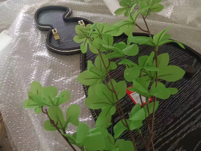 DecorBites™ Green Plant Mural Wall Lamp for Modern Living Room Decor