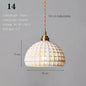 Japanese Ceramic Pendant Light - Elegant Minimalist Design