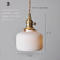 Japanese Ceramic Pendant Light - Elegant Minimalist Design