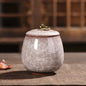 Japanese Cracked Ceramic Tea Storage