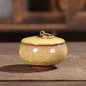 Japanese Cracked Ceramic Tea Storage