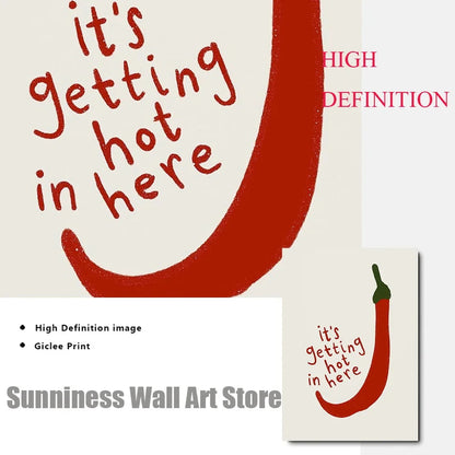 Japanese Hot Chilli Pepper Canvas