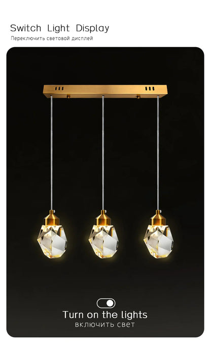 K9 Modern Nordic LED Crystal Chandelier