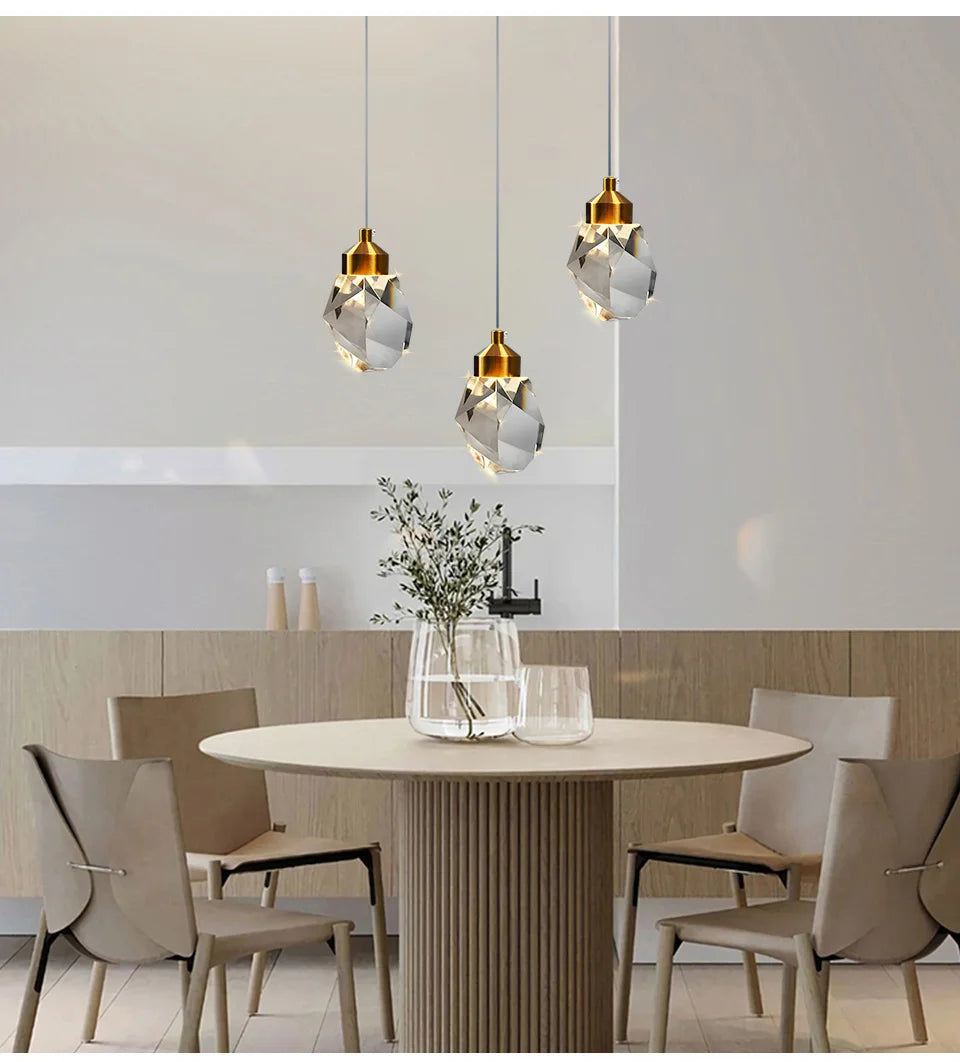 K9 Modern Nordic LED Crystal Chandelier