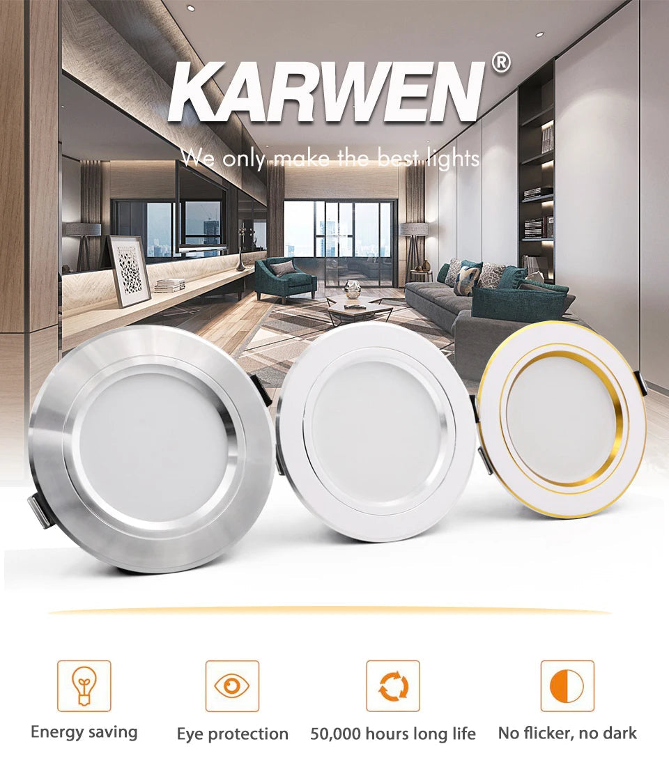 KARWEN 5W-18W Versatile LED Downlight