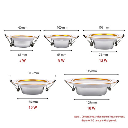 KARWEN 5W-18W Versatile LED Downlight