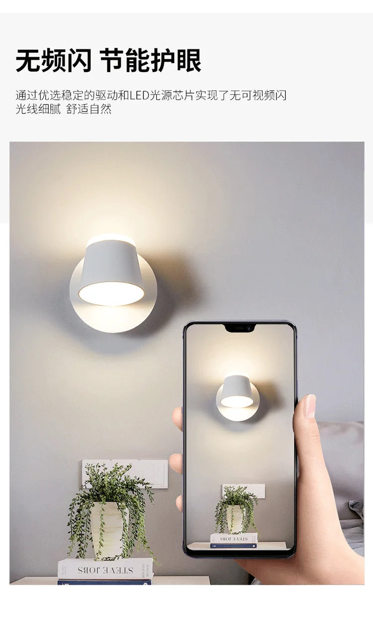 KICAAO Adjustable LED Wall Sconce