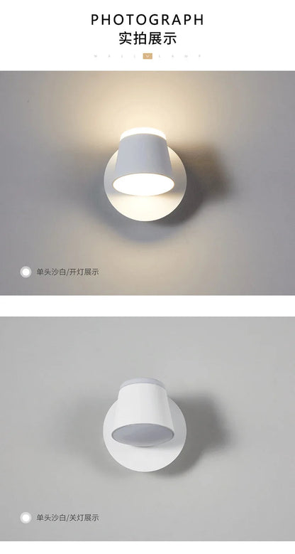 KICAAO Adjustable LED Wall Sconce