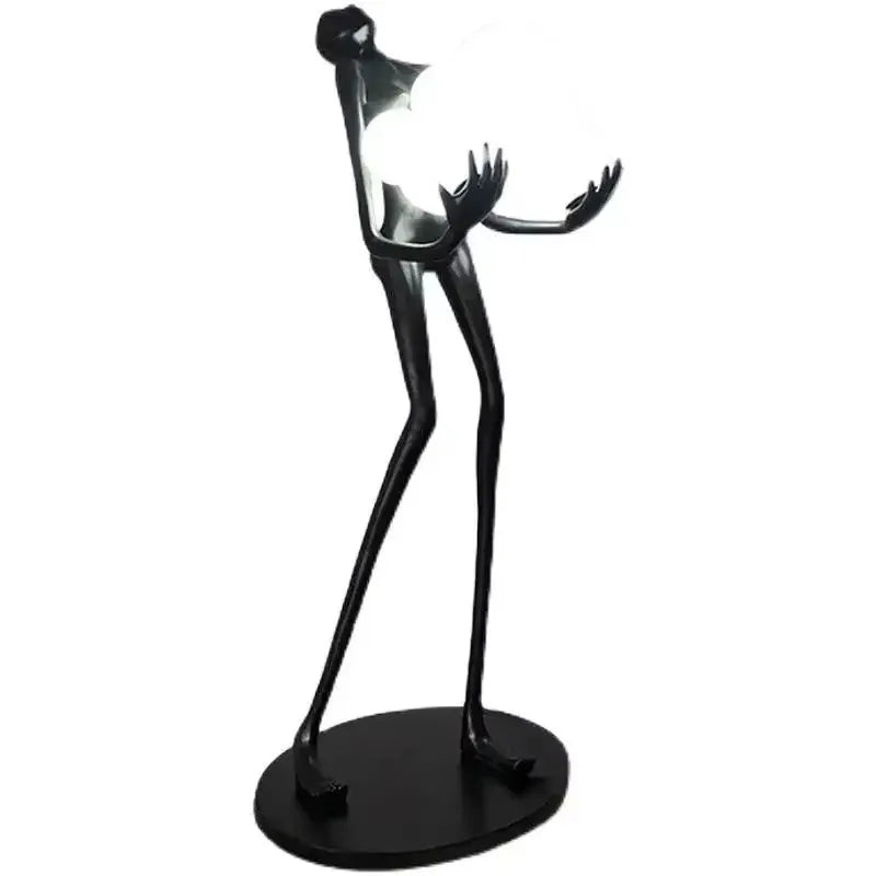 KIQUNEL Art Deco Human Floor Lamp