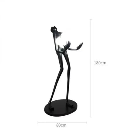 KIQUNEL Art Deco Human Floor Lamp