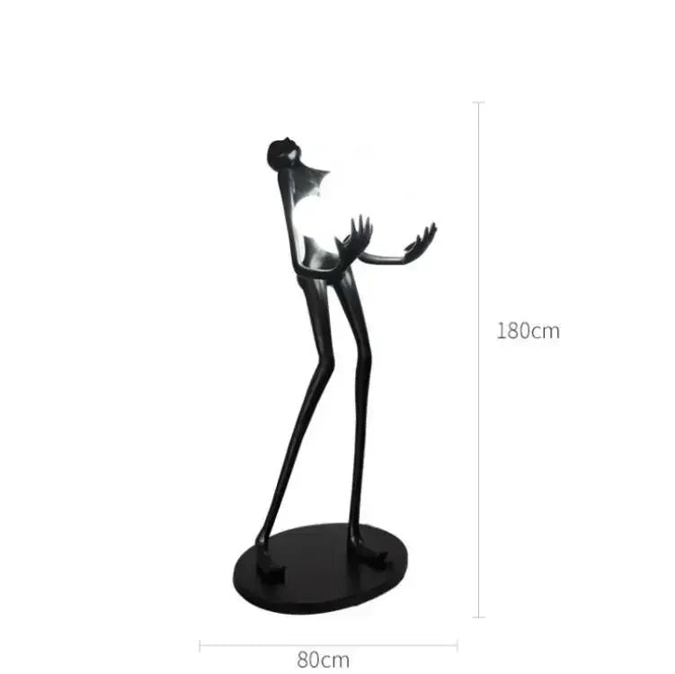 KIQUNEL Art Deco Human Floor Lamp