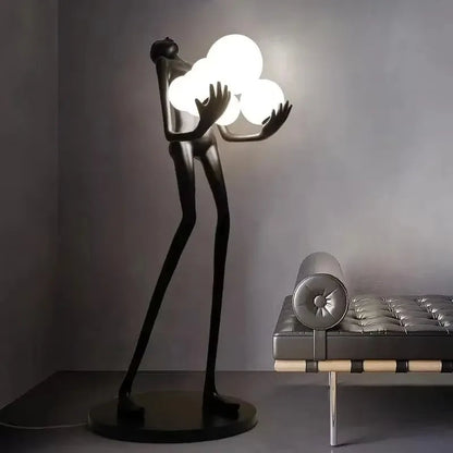 KIQUNEL Art Deco Human Floor Lamp