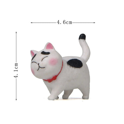 Kawaii Cat PVC Ornaments for Décor