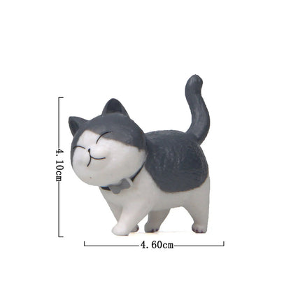 Kawaii Cat PVC Ornaments for Décor