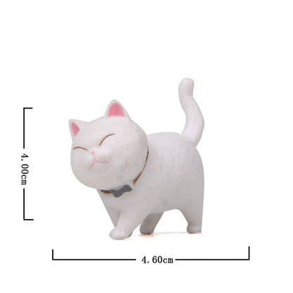 Kawaii Cat PVC Ornaments for Décor