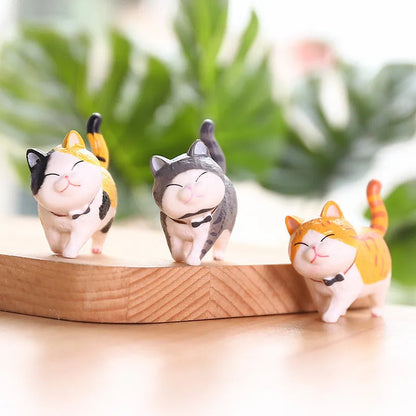 Kawaii Cat PVC Ornaments for Décor