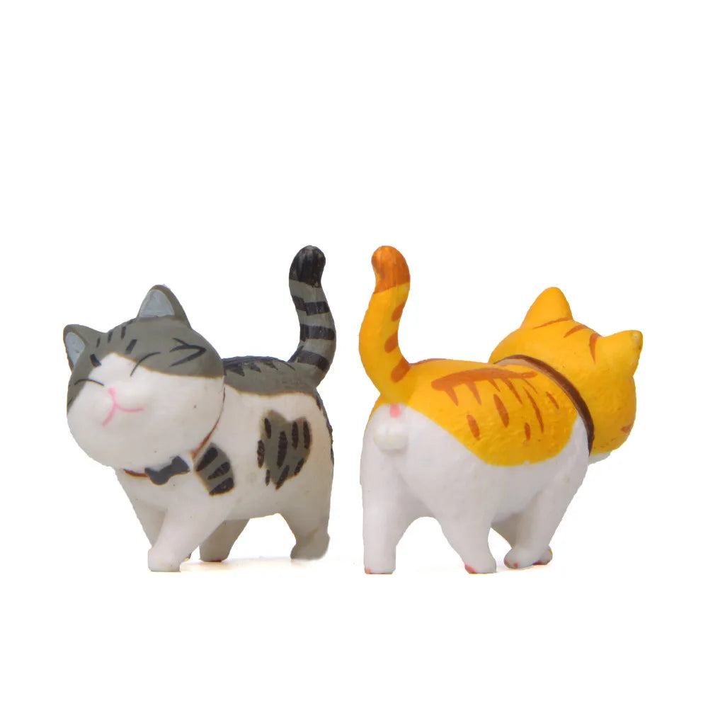 Kawaii Cat PVC Ornaments for Décor