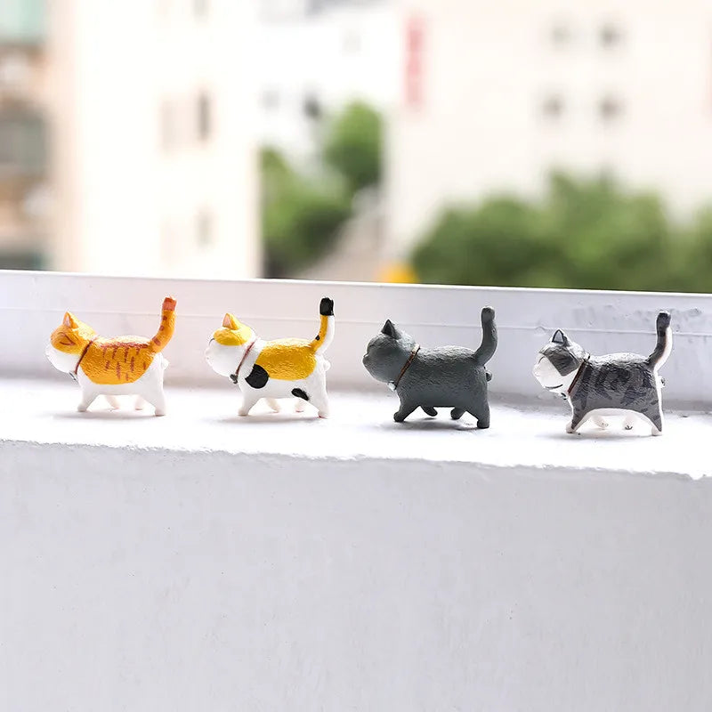 Kawaii Cat PVC Ornaments for Décor