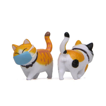 Kawaii Cat PVC Ornaments for Décor