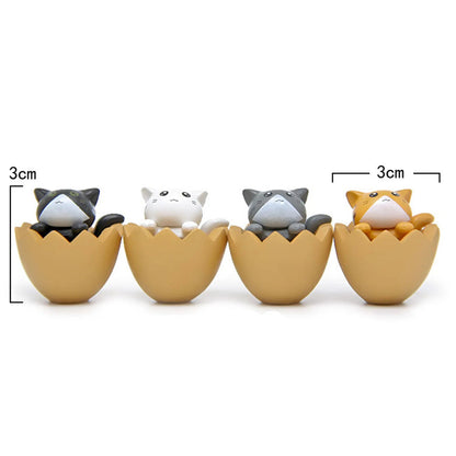 Kawaii Cat PVC Ornaments for Décor