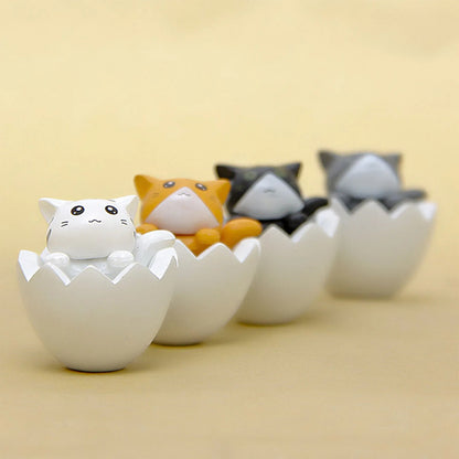 Kawaii Cat PVC Ornaments for Décor