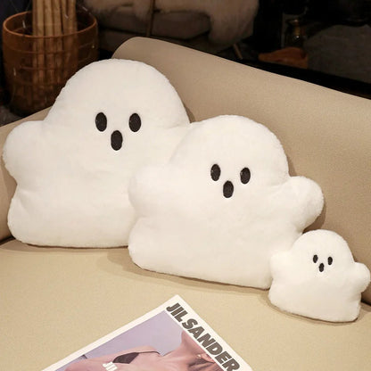 Kawaii Ghost Pumpkin Plush Pillow