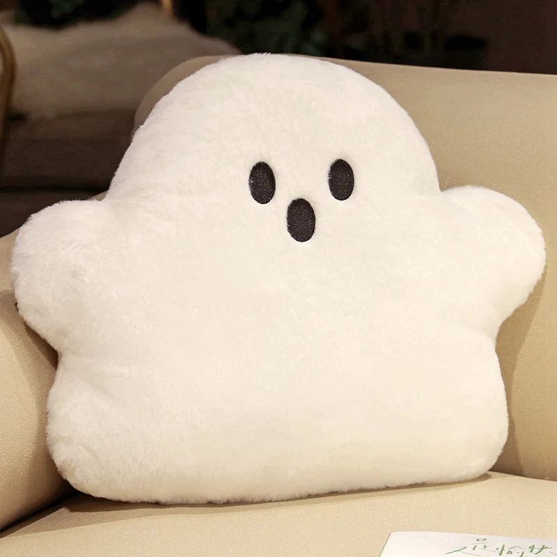 Kawaii Ghost Pumpkin Plush Pillow