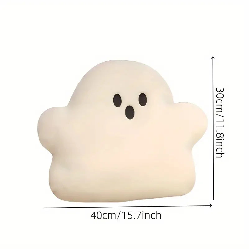 Kawaii Ghost Pumpkin Plush Pillow