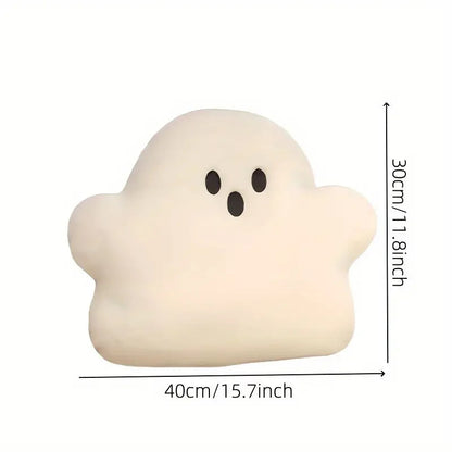 Kawaii Ghost Pumpkin Plush Pillow